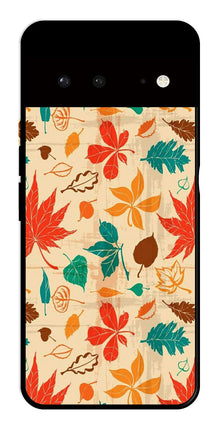 Leafs Design Metal Mobile Case for Google Pixel 6 5G