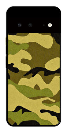 Army Pattern Metal Mobile Case for Google Pixel 6 5G