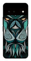 Lion Pattern Metal Mobile Case for Google Pixel 6 5G   (Design No -40)