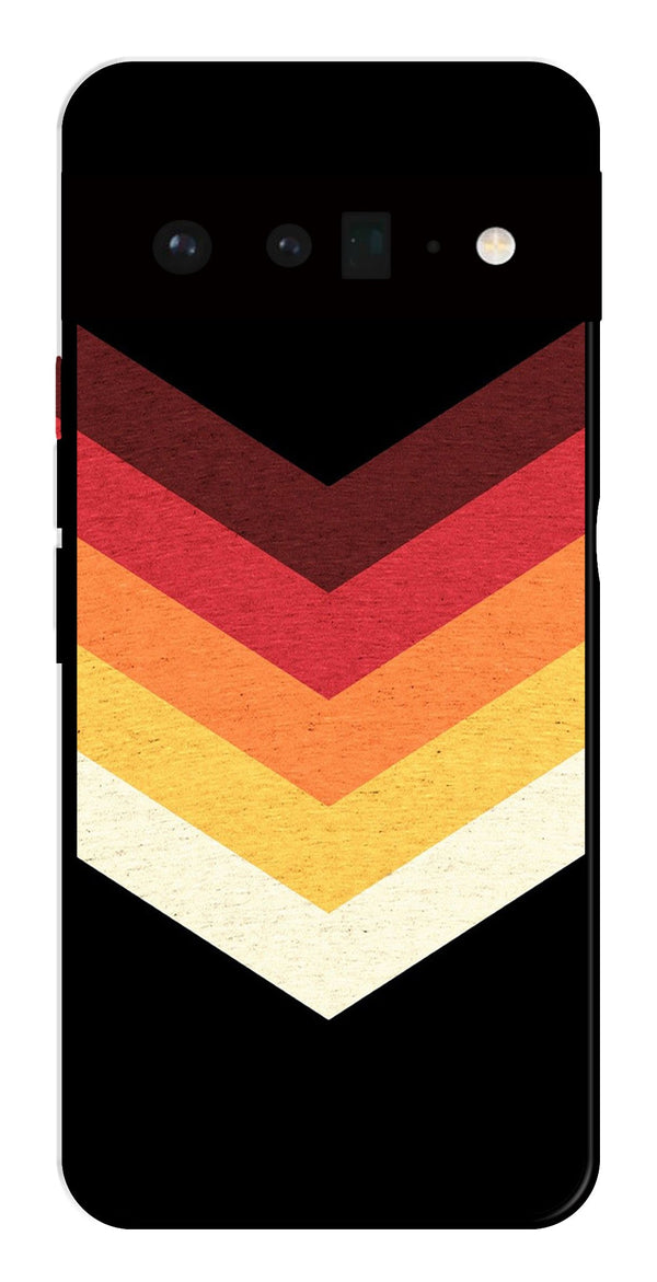 MultiColor Arrow Metal Mobile Case for Google Pixel 6 Pro 5G   (Design No -04)
