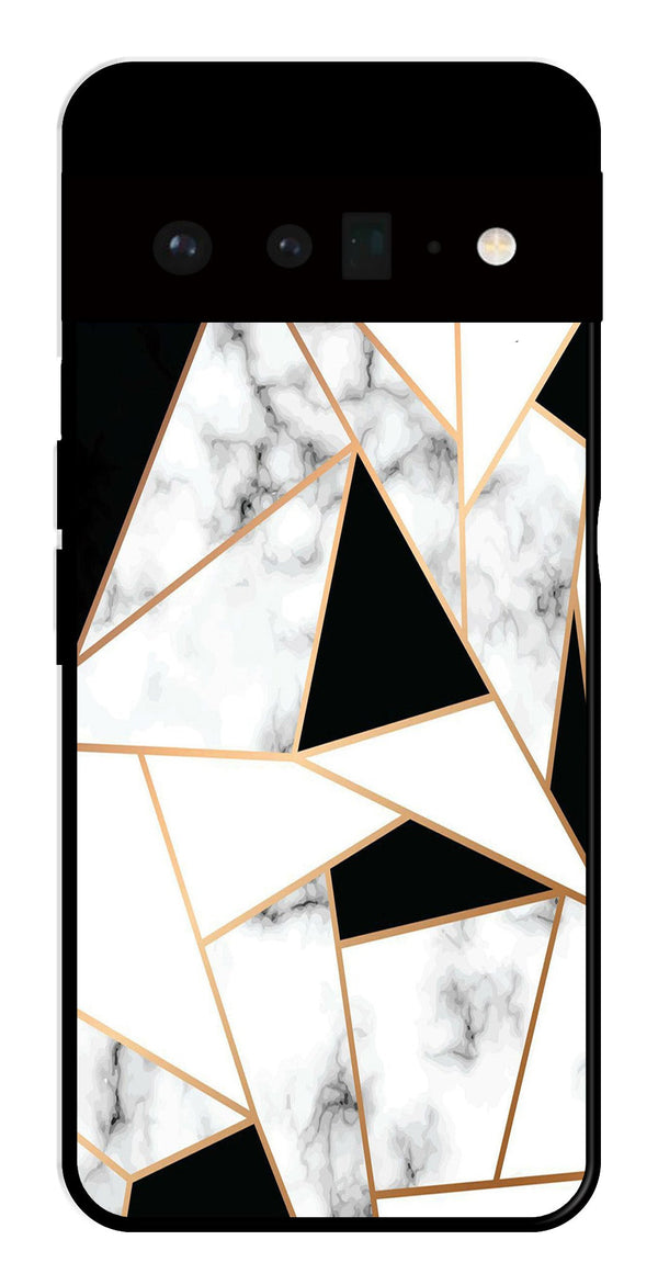 Marble Design2 Metal Mobile Case for Google Pixel 6 Pro 5G   (Design No -08)
