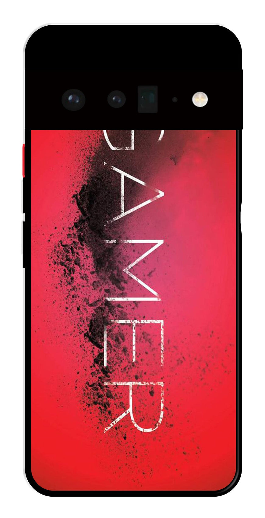 Gamer Pattern Metal Mobile Case for Google Pixel 6 Pro 5G   (Design No -41)