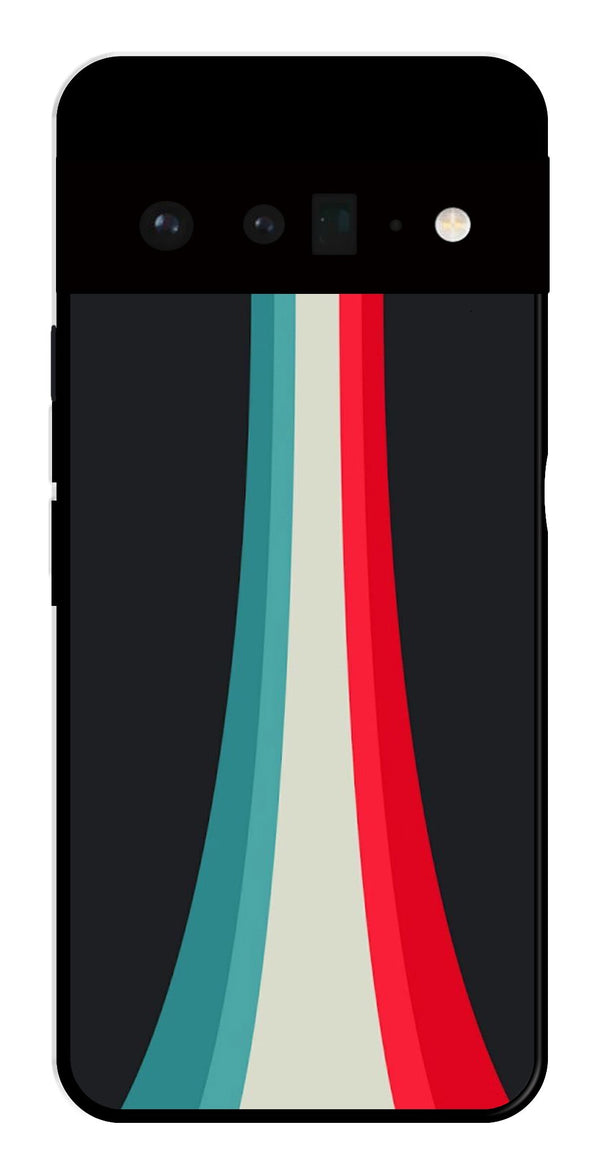 Modern Art Colorful Metal Mobile Case for Google Pixel 6 Pro 5G   (Design No -48)