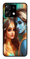 Lord Radha Krishna Metal Mobile Case for Poco X6 5G   (Design No -01)