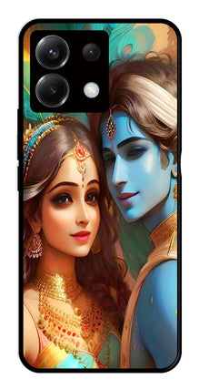 Lord Radha Krishna Metal Mobile Case for Poco X6 5G