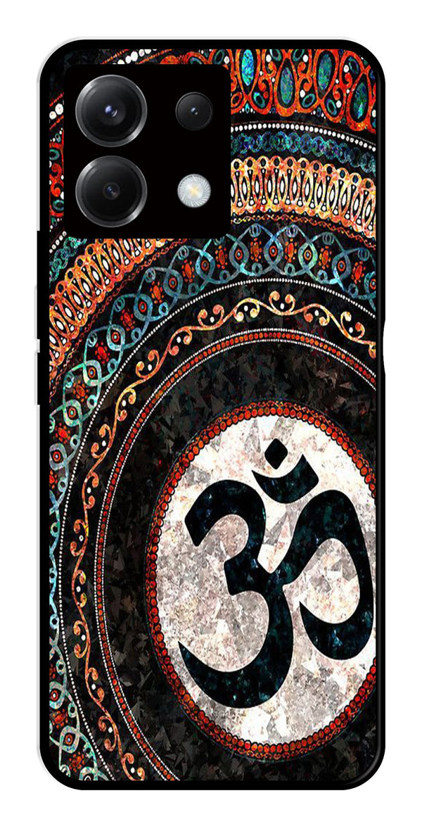 Oum Design Metal Mobile Case for Poco X6 5G   (Design No -15)