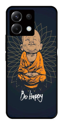 Be Happy Metal Mobile Case for Poco X6 5G