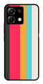 Muted Rainbow Metal Mobile Case for Poco X6 5G   (Design No -31)