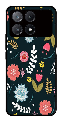 Floral Pattern2 Metal Mobile Case for Poco X6 Pro 5G