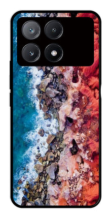 Sea Shore Metal Mobile Case for Poco X6 Pro 5G