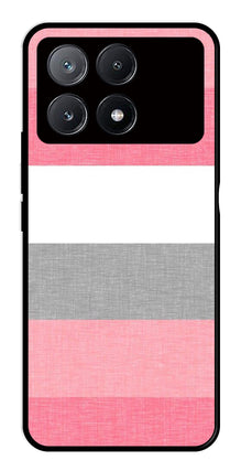 Pink Pattern Metal Mobile Case for Poco X6 Pro 5G