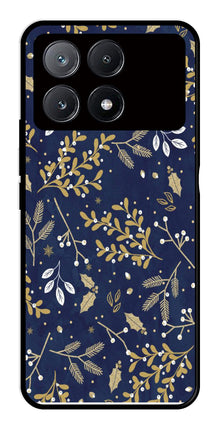 Floral Pattern  Metal Mobile Case for Poco X6 Pro 5G