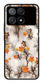 Autumn leaves Metal Mobile Case for Poco X6 Pro 5G   (Design No -55)