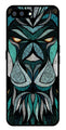 Lion Pattern Metal Mobile Case for Realme A3s   (Design No -40)