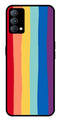 Rainbow MultiColor Metal Mobile Case for Realme GT Master Edition   (Design No -03)