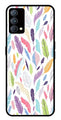 Colorful Feathers Metal Mobile Case for Realme GT Master Edition   (Design No -06)