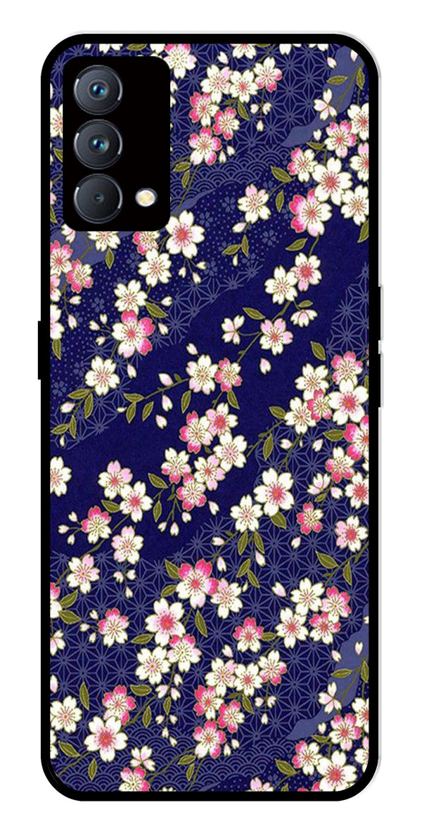 Flower Design Metal Mobile Case for Realme GT Master Edition   (Design No -25)