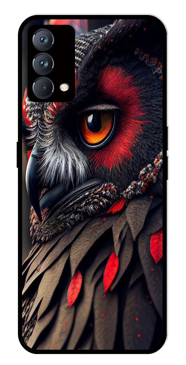 Owl Design Metal Mobile Case for Realme GT Master Edition   (Design No -26)
