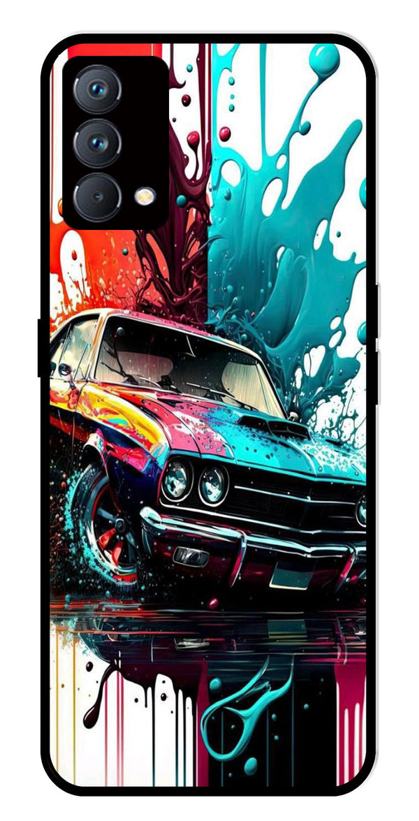 Vintage Car Metal Mobile Case for Realme GT Master Edition   (Design No -29)
