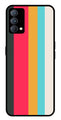 Muted Rainbow Metal Mobile Case for Realme GT Master Edition   (Design No -31)