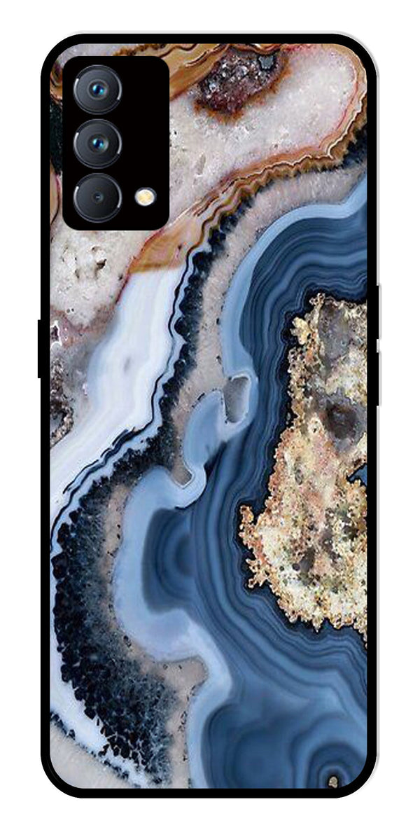 Marble Design Metal Mobile Case for Realme GT Master Edition   (Design No -53)