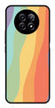 Muted Rainbow Metal Mobile Case for Realme 12 5G   (Design No -02)