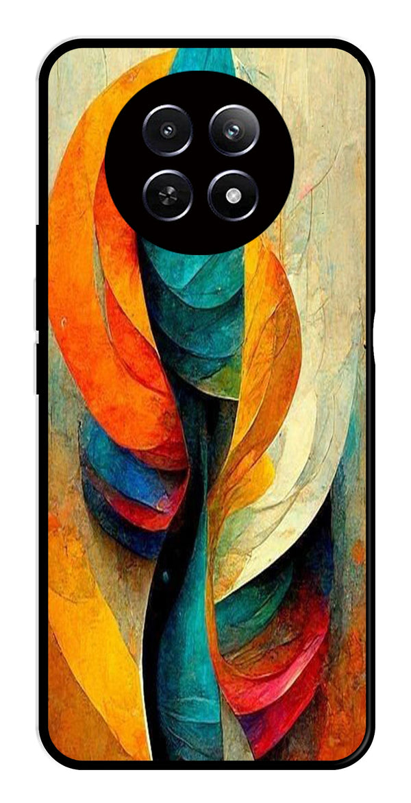 Modern Art Metal Mobile Case for Realme 12X 5G   (Design No -11)