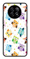 Owls Pattern Metal Mobile Case for Realme 12 5G   (Design No -20)