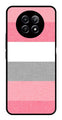 Pink Pattern Metal Mobile Case for Realme 12 5G   (Design No -23)