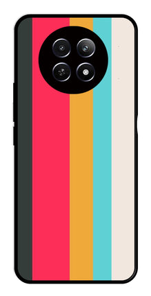 Muted Rainbow Metal Mobile Case for Realme 12X 5G