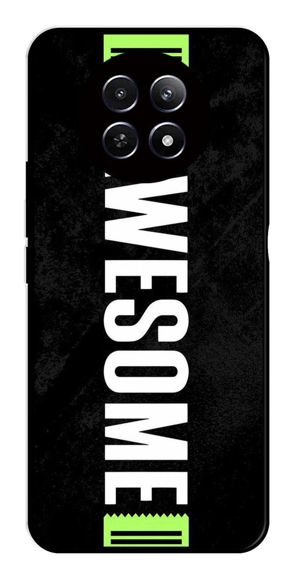 Awesome Metal Mobile Case for Realme 12 5G   (Design No -33)