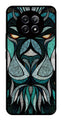 Lion Pattern Metal Mobile Case for Realme 12X 5G   (Design No -40)