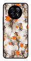 Autumn leaves Metal Mobile Case for Realme 12X 5G   (Design No -55)