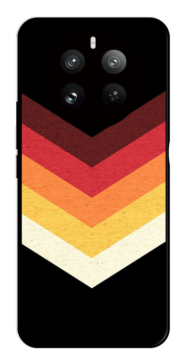 MultiColor Arrow Metal Mobile Case for Realme 12 Plus   (Design No -04)