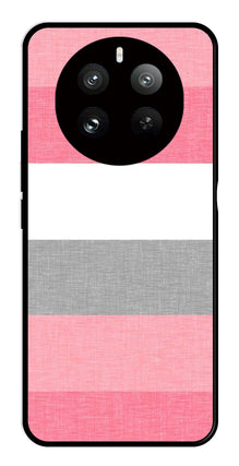Pink Pattern Metal Mobile Case for Realme 12 Pro