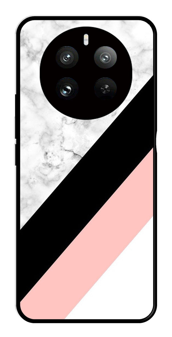 Marble Design Metal Mobile Case for Realme 12 Plus   (Design No -24)