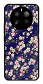 Flower Design Metal Mobile Case for Realme 12 Pro   (Design No -25)