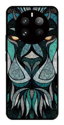 Lion Pattern Metal Mobile Case for Realme 12 Pro