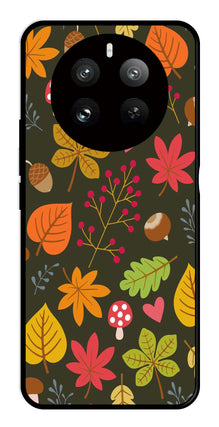 Leaves Design Metal Mobile Case for Realme P1 5G