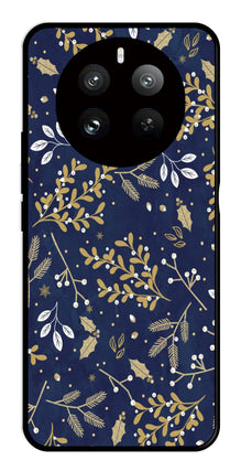 Floral Pattern  Metal Mobile Case for Realme 12 Plus