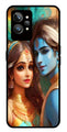 Lord Radha Krishna Metal Mobile Case for Realme GT 2 Pro   (Design No -01)