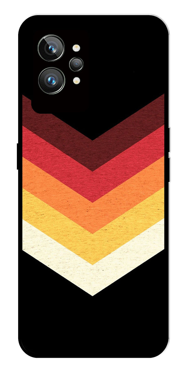 MultiColor Arrow Metal Mobile Case for Realme GT 2 Pro   (Design No -04)