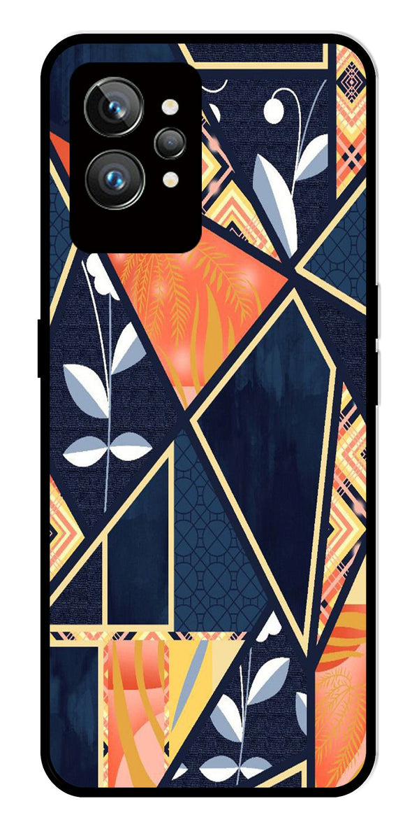 Marble Design Metal Mobile Case for Realme GT 2 Pro   (Design No -07)