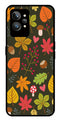 Leaves Design Metal Mobile Case for Realme GT 2 Pro   (Design No -51)