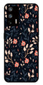 Floral Pattern Metal Mobile Case for Realme Q3 Pro   (Design No -10)