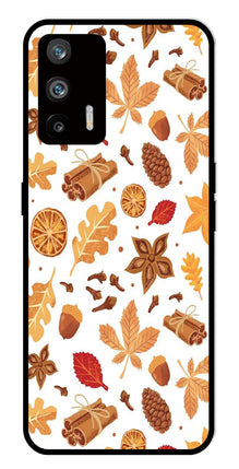 Autumn Leaf Metal Mobile Case for Realme Q3 Pro