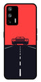 Car Lover Metal Mobile Case for Realme Q3 Pro   (Design No -21)
