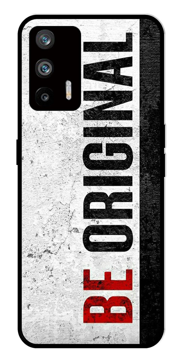Be Original Metal Mobile Case for Realme Q3 Pro   (Design No -38)