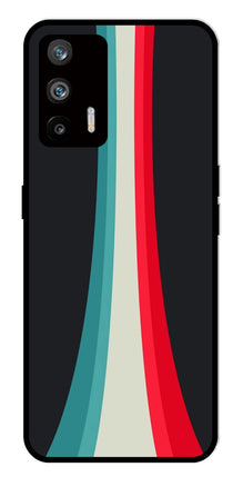 Modern Art Colorful Metal Mobile Case for Realme Q3 Pro