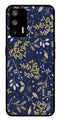 Floral Pattern  Metal Mobile Case for Realme Q3 Pro   (Design No -52)